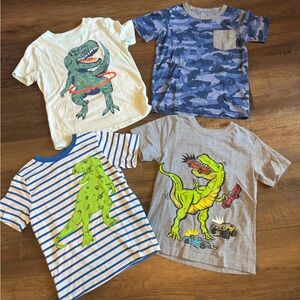 Boys dinosaur shirt bundle size 5t
